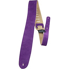 Perri's 2.5" Soft S... Perri's 2.5" Soft Suede with Premium Backing - Adjustable 44.5"-53" Guitar Strap Purple 44.5 to 53 in.