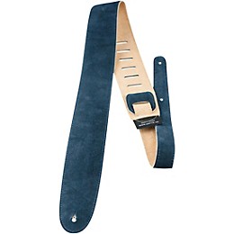 Perri's 2.5" Soft Suede with Premium Backing - Adjustable 44.5"-53" Guitar Strap Navy 44.5 to 53 in.