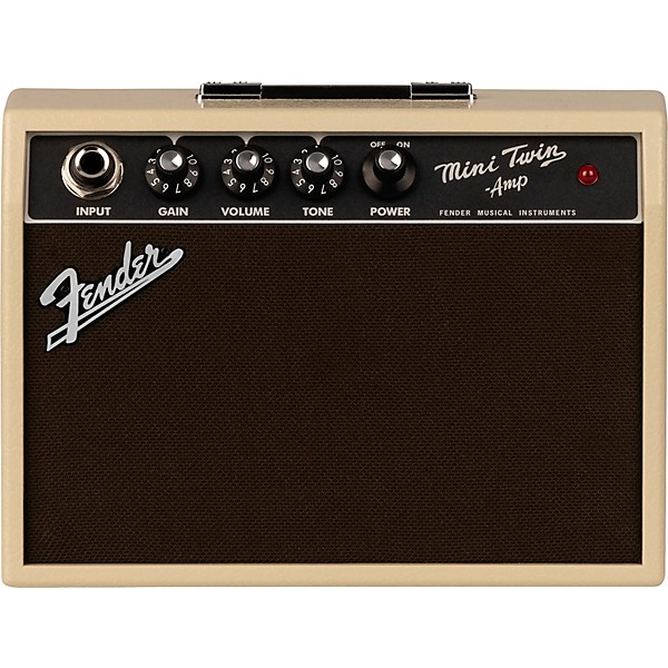 Fender Mini '65 Twin 1W 2x3 Guitar Combo Amp Blonde