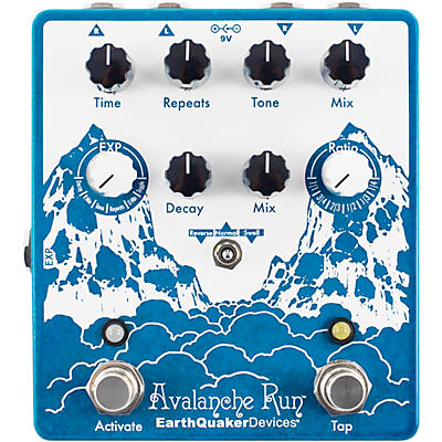 Earthquaker Devices Avalanche Run V2 Reverb/Delay Effects Pedal for sale