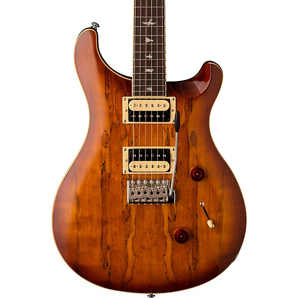 PRS SE Custom 24 Spalted Maple Electric Guitar Vintage Sunburst