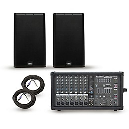 Phonic Powerpod 780 Plus Mixer with QSC E Series Speakers PA Package 15" Mains