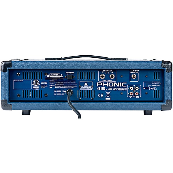 Phonic PA Package with Powerpod 415R Mixer and Kustom KPC Speakers 15" Mains