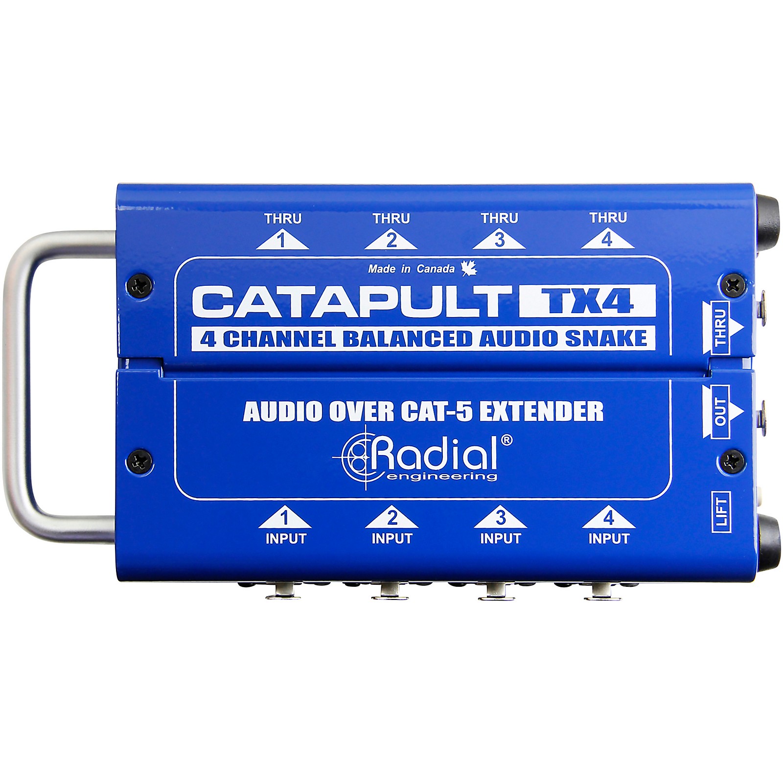 Radial Catapult Mini TRS - Compact 4-Channel Cat 5 Audio Snake Transmi