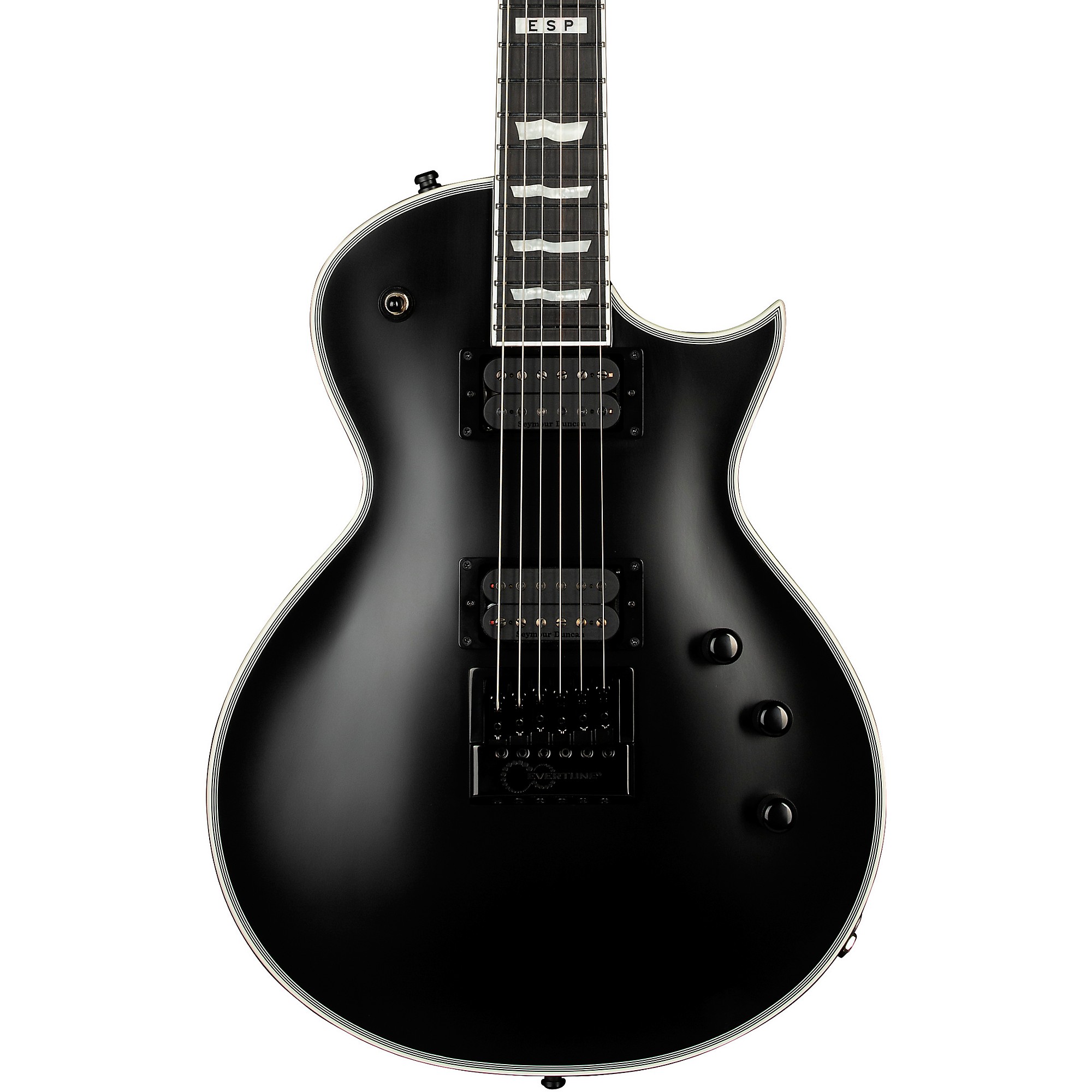 ESP E-II Eclipse Evertune Electric Guitar Black Satin | Guitar Center