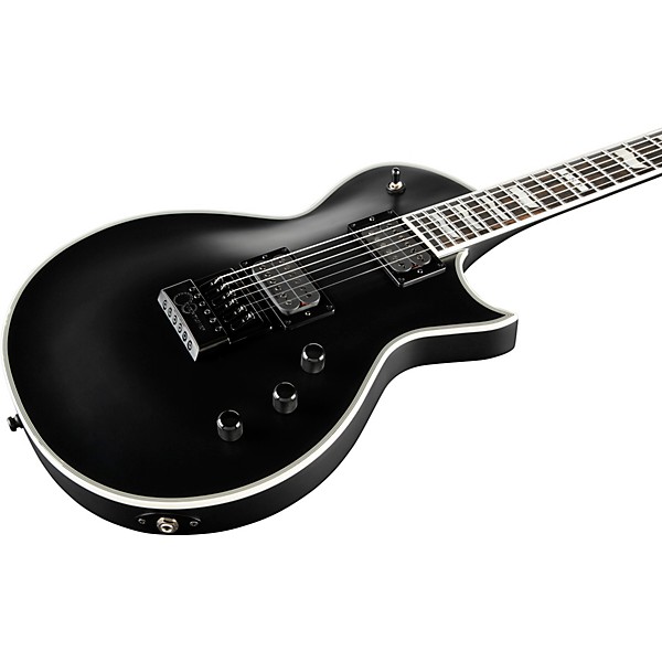 ESP E-II Eclipse Evertune Electric Guitar Black Satin