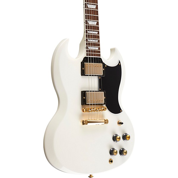 Gibson SG Standard Gold Series Limited Edition Electric Guitar Alpine White