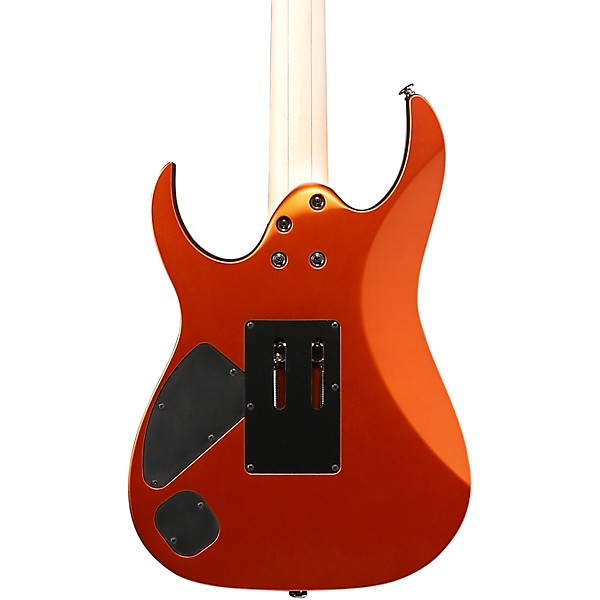 Open Box Ibanez RG652AHMS RG Prestige Electric Guitar Level 1 Orange Metallic Burst Flat