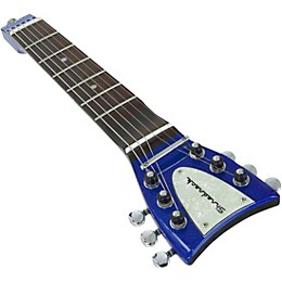 Open Box Shredneck BelAir 6-String Guitar Model Level 1 Blue Metalflake