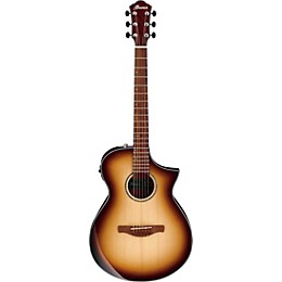 Open Box Ibanez AEWC300 Comfort Acoustic-Electric Guitar Level 2 Brown Sunburst 190839852632