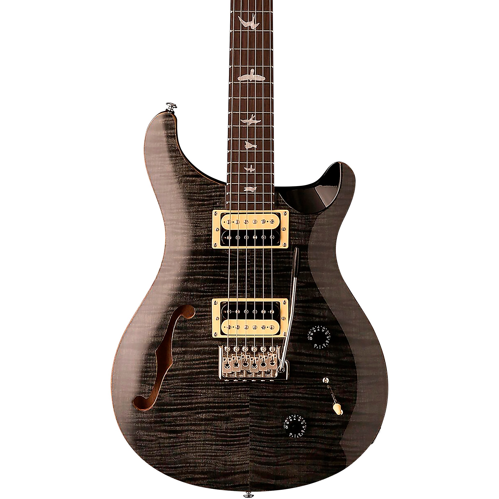 PRS SE Custom 22 Semi-Hollow Electric Guitar Gray Black | Guitar