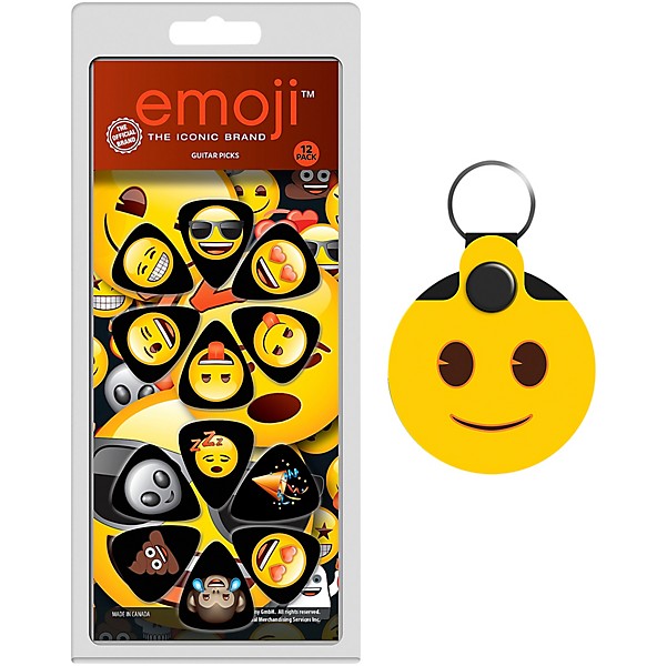 Perri's Emoji Pick Pack with Emoji Pick Holder 12 Pack