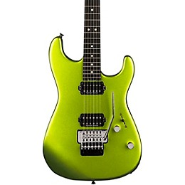 Open Box Charvel Pro-Mod San Dimas Style 1 HH FR E Electric Guitar Level 1 Lime Green Metallic