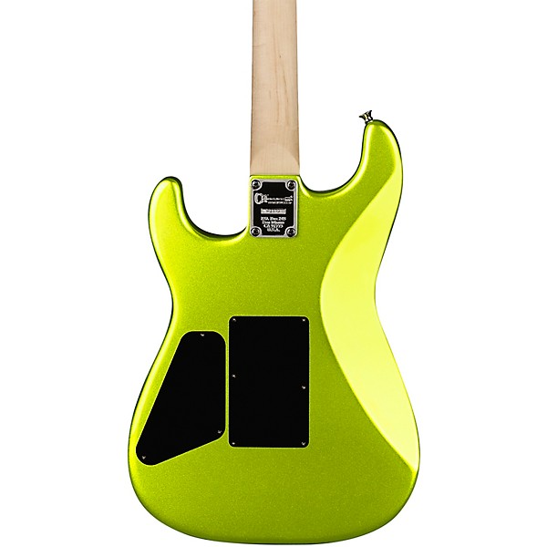 Open Box Charvel Pro-Mod San Dimas Style 1 HH FR E Electric Guitar Level 1 Lime Green Metallic