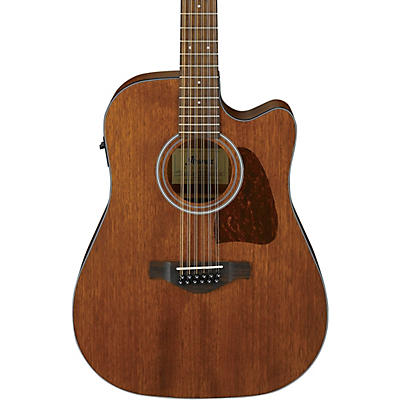 Ibanez Aw5412ce-Opn 12-String Acoustic-Electric Guitar Satin Natural for sale