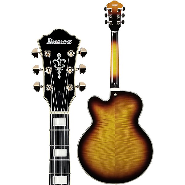 Ibanez AF95FM Artcore Expressionist Series Electric Guitar Antique Yellow Sunburst