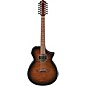Open Box Ibanez AEWC4012FM 12-String Acoustic-Electric Guitar Level 2 Transparent Tiger Eye 190839630308