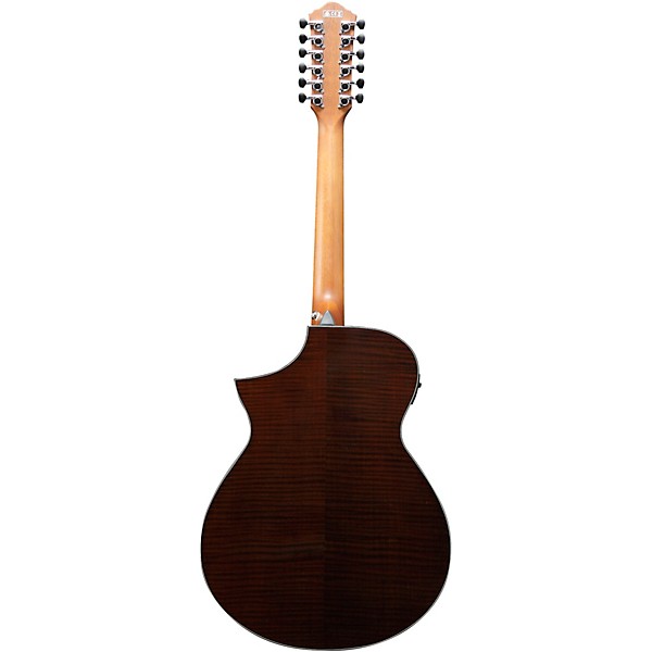 Open Box Ibanez AEWC4012FM 12-String Acoustic-Electric Guitar Level 2 Transparent Tiger Eye 190839630308