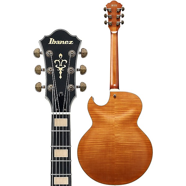 Ibanez AKJV95 Artcore Expressionist Vintage Series Electric Guitar Dark Amber Low Gloss