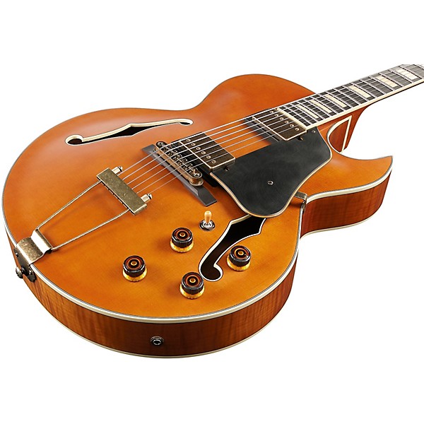 Ibanez AKJV95 Artcore Expressionist Vintage Series Electric Guitar Dark Amber Low Gloss
