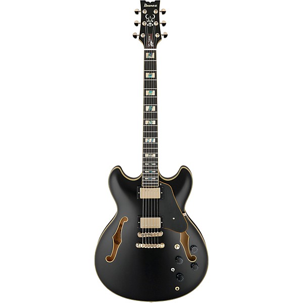 Ibanez JSM20 John Scofield Signature Electric Guitar Black Low Gloss