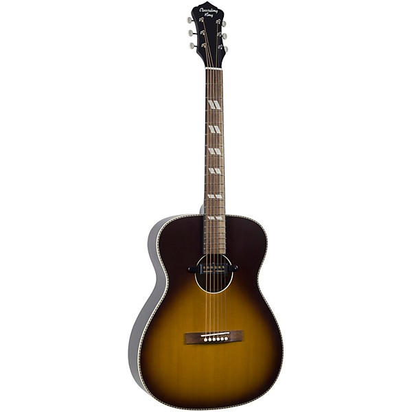 Clearance Recording King Dirty 30s 7 000 Acoustic-Electric Guitar With Gold Foil Pickup Tobacco Burst