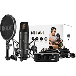 Open Box RODE Complete Studio Kit with NT1 Microphone and AI-1 Interface Level 1