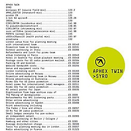 Alliance Aphex Twin - Syro