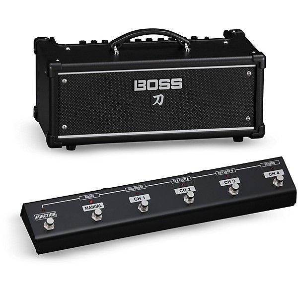 BOSS Katana KTN-Head 100W Guitar Amplifier Head with GA-FC Foot Controller
