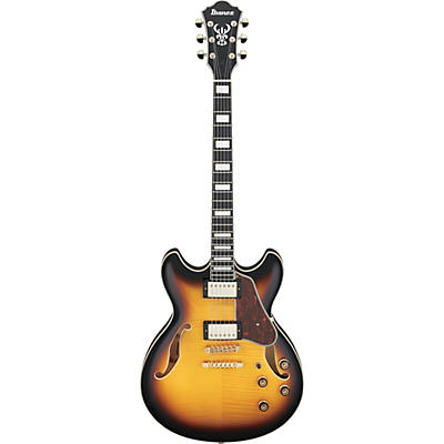 Ibanez As93fm Artcore Expressionist Series Electric Guitar Antique Yellow Sunburst for sale