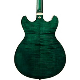 Ibanez AS93FM Artcore Expressionist Series Electric Guitar Transparent Moss Green