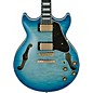 Ibanez AM93QM Artcore Expressionist Series Electric Guitar Jet Blue Burst thumbnail