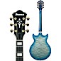 Ibanez AM93QM Artcore Expressionist Series Electric Guitar Jet Blue Burst