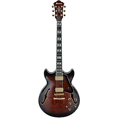 Ibanez Am153qa Artstar Series Electric Guitar Dark Brown Sunburst for sale