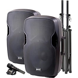 Gemini PA-SYS15 Complete Dual Speaker PA Package