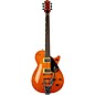 Gretsch Guitars G6128T-PE Players Edition Duo Jet Black With Bigsby Electric Guitar Round-Up Orange