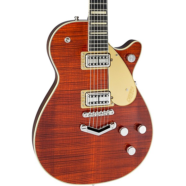 Gretsch Guitars G6228FM-PE Players Edition Duo Jet Electric Guitar Bourbon Stain
