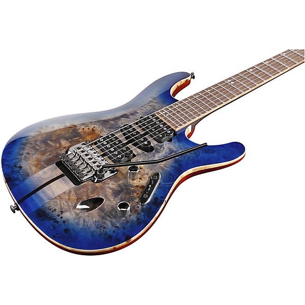 Ibanez S1070PBZ S Premium Electric Guitar Cerulean Blue Burst