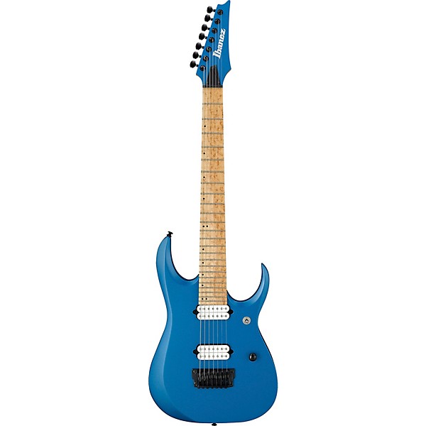Ibanez RGDIR7M RGD Iron Label 7-String Electric Guitar Laser Blue