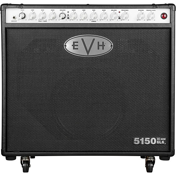 Open Box EVH 5150III 50W 1x12 6L6 Tube Guitar Combo Amp Level 2 Black 194744029912