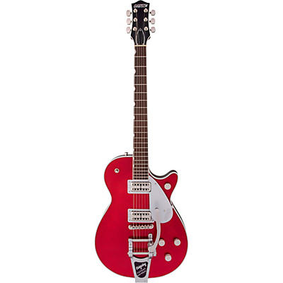 Gretsch Guitars G6129t Players Edition Jet Ft With Bigsby Electric Guitar Red Sparkle for sale
