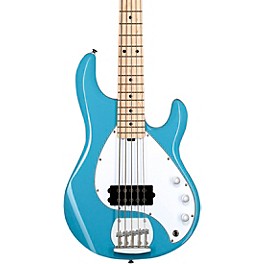 Sterling by Music Man StingRay R... Sterling by Music Man StingRay Ray5 Maple Fingerboard 5-String Electric Bass Chopper Blue