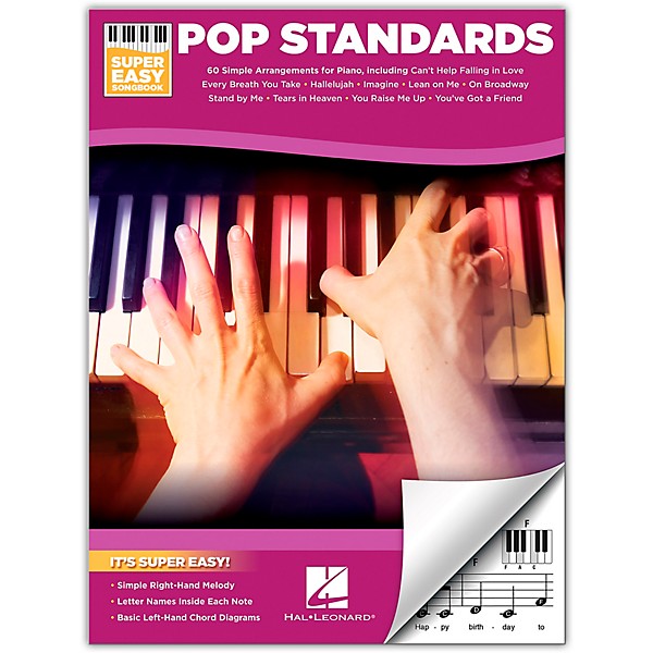 Hal Leonard Pop Standards-Super Easy Songbook for Piano