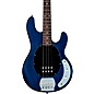 Sterling by Music Man StingRay Ray4 Electric Bass Satin Transparent Blue Black Pickguard thumbnail