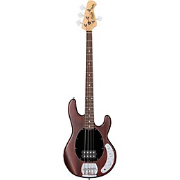 Sterling by Music Man StingRay Ray4 Electric Bass Walnut Stain Black Pickguard