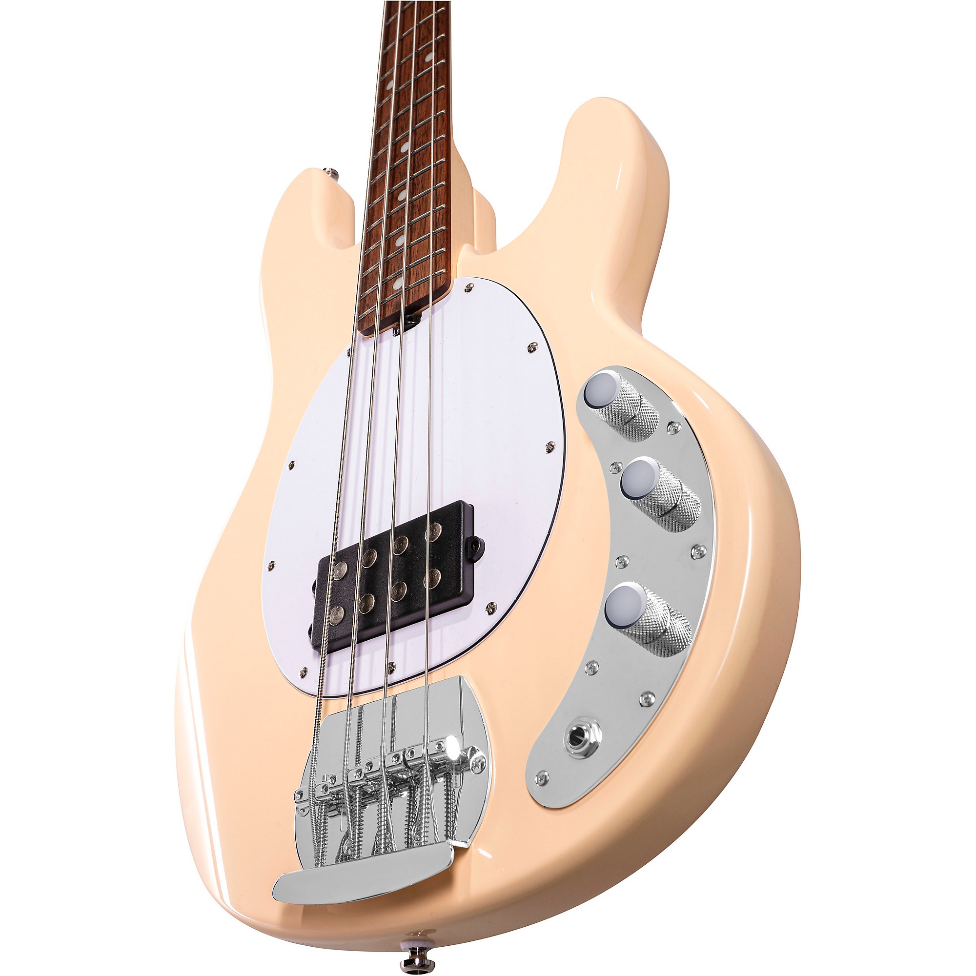 Sterling by Music Man StingRay Ray4 Electric Bass Vintage Cream White  Pickguard
