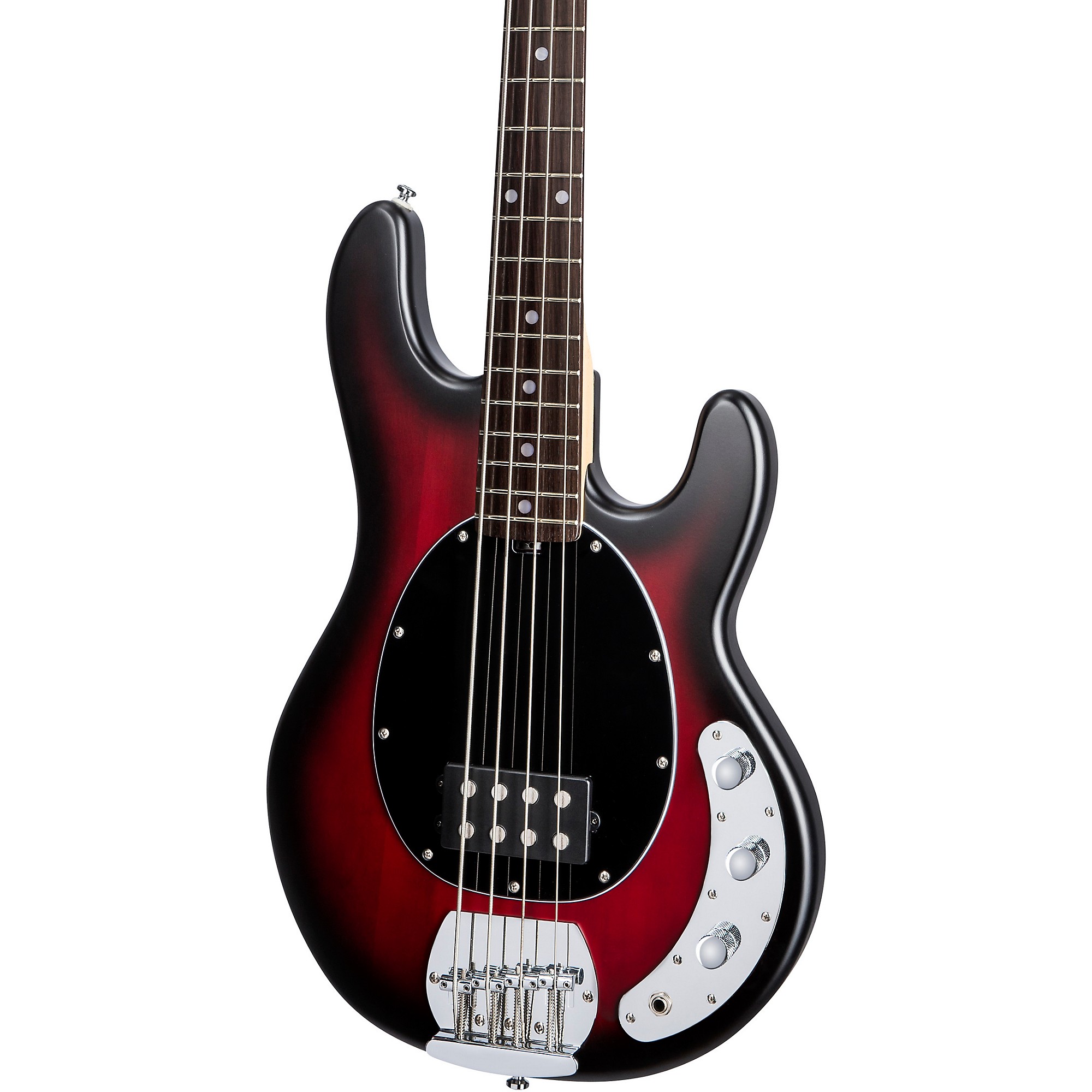 Sterling by Music Man StingRay Ray4 Electric Bass Ruby Red Burst 