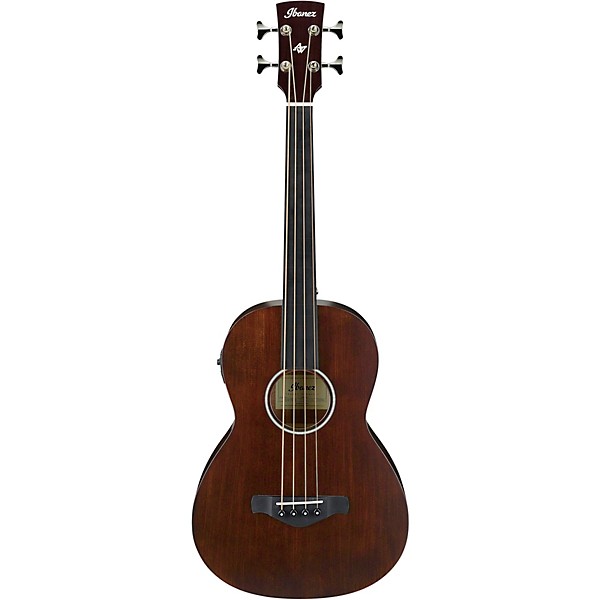 Open Box Ibanez AVNB1FE Artwood Vintage Parlor Solid-Top Acoustic-Electric Bass Level 2 Open Pore Natural 190839743244