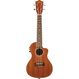 Lanikai MA-CEC Mahogany Concert with Kula Preamp A E Ukulele Mahogany