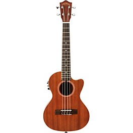 Lanikai MA-CET Mahogany Tenor with Kula Preamp A E Ukulele Mahogany